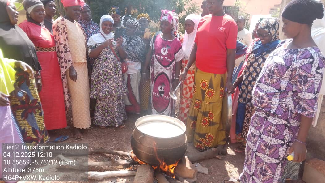 Le manioc un filon pour la coopérative BENKADI de Loulouni 